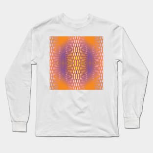 trippy psychedelic grate Long Sleeve T-Shirt